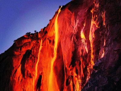 yosemite firefall